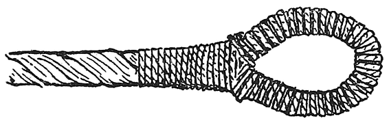 Fig. 9. Loop of bow-string, South Andaman